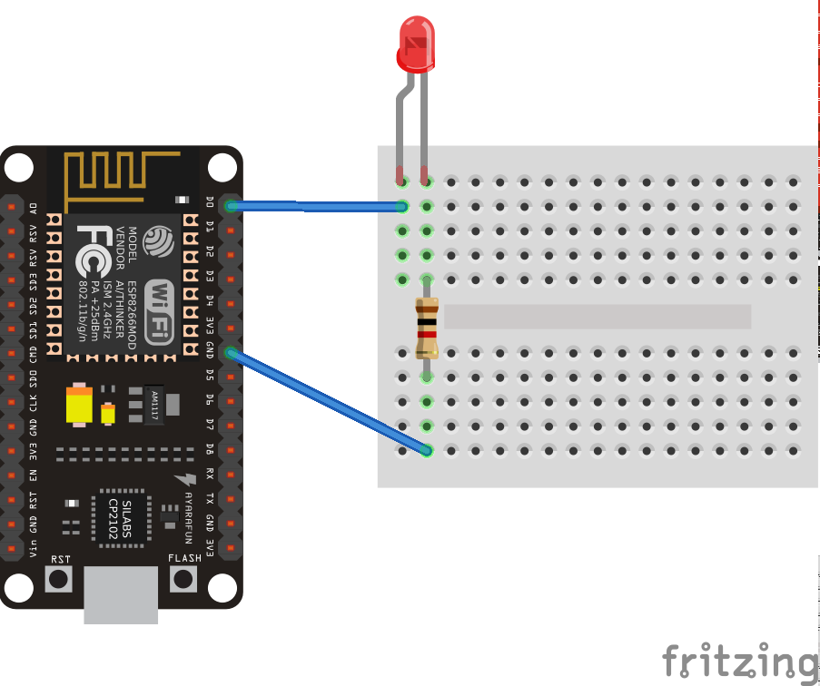 Fritzing BreadBoard
