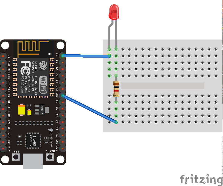 Fritzing BreadBoard